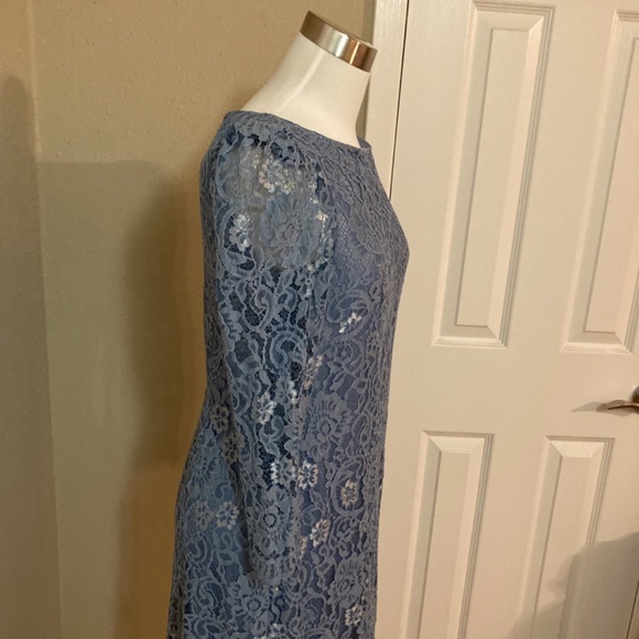 Jessica Howard Blue Lace Dress - Picture 3 of 6